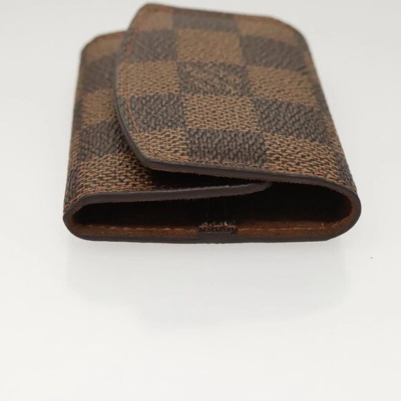 LOUIS VUITTON Damier Ebene Cuffs Cuff Case M64681 LV Auth BA2081V - Picture 4 of 14